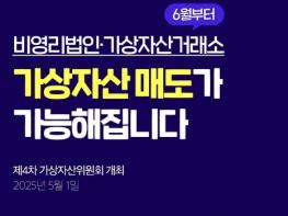 금융위원회, 비영리법인·가상자산거래소, 가상자산 매도 가능 기사 이미지