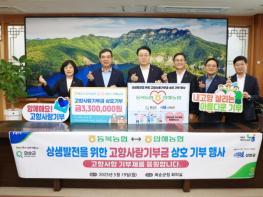 화순군 동복농협-신안 압해농협 고향사랑기부금 상호기부 동참 기사 이미지