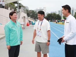 이상일 용인특례시장, 우상혁 선수 모나코 다이아몬드리그 우승 축하 기사 이미지