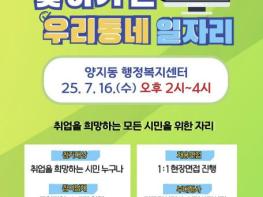 성남시, 집 앞에서 면접 본다! '찾아가는 우리동네 일자리' 개최 기사 이미지