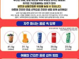 대구시 여름철 당류 과잉 비상! 시민건강놀이터 ‘나다운(down)당’으로 시민 건강 사수 기사 이미지