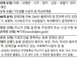 보건복지부, 장애인 보조기기 교부 사업, 온라인으로 편리하게 신청하세요 기사 이미지