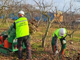 화순군, 영농부산물 파쇄 지원 신청·접수 기사 이미지