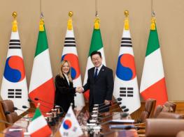 이재명 대통령 '이탈리아는 오랜 친구…양국 협력 잠재력 한계 없어' 기사 이미지