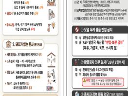 강원도  아프리카돼지열병, 전국 산발적 발생에 따른 차단방역 총력! 기사 이미지