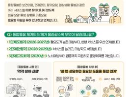 보건복지부, 지역사회 통합돌봄 서비스 30종을 우선 연계, 2030년까지 총 60종으로 확대 기사 이미지