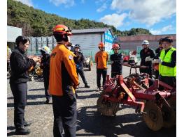 남원시, 소방대원 대상 농업기계 사고 대응 교육 실시 기사 이미지