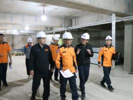 나주소방서, 대형 공사장 현장지도 강화, 외국인 근로자 안전교육 병행 기사 이미지