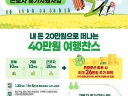 문체부, 첫 '노동절' 공휴일 앞두고 '반값 휴가' 지원 확대 기사 이미지