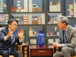 강기정 광주광역시장-노재헌 주중대사, 한중 교류협력 협의 기사 이미지