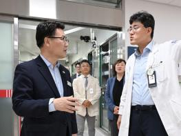 김원기 의정부시장, 의정부성모병원 찾아 응급의료 현장 살펴 기사 이미지