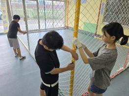 무안발명교육센터, 사제동행으로 완성한 '드론 축구 경기장' 개장 기사 이미지