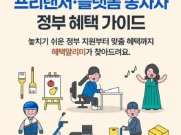 행정안전부, 프리랜서·플랫폼 종사자, 이런 경우에 도움이 필요해요! 기사 이미지
