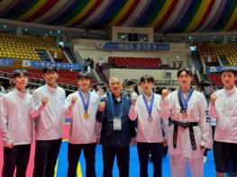 강화군청 태권도팀, 전국체전 금·은·동 고루 수확… 전국 무대서 저력 과시 기사 이미지