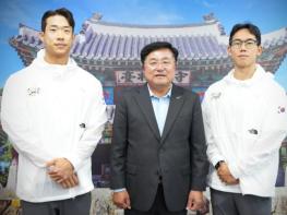 광주시, 보디빌딩 국가대표 선수단 출전 격려 기사 이미지